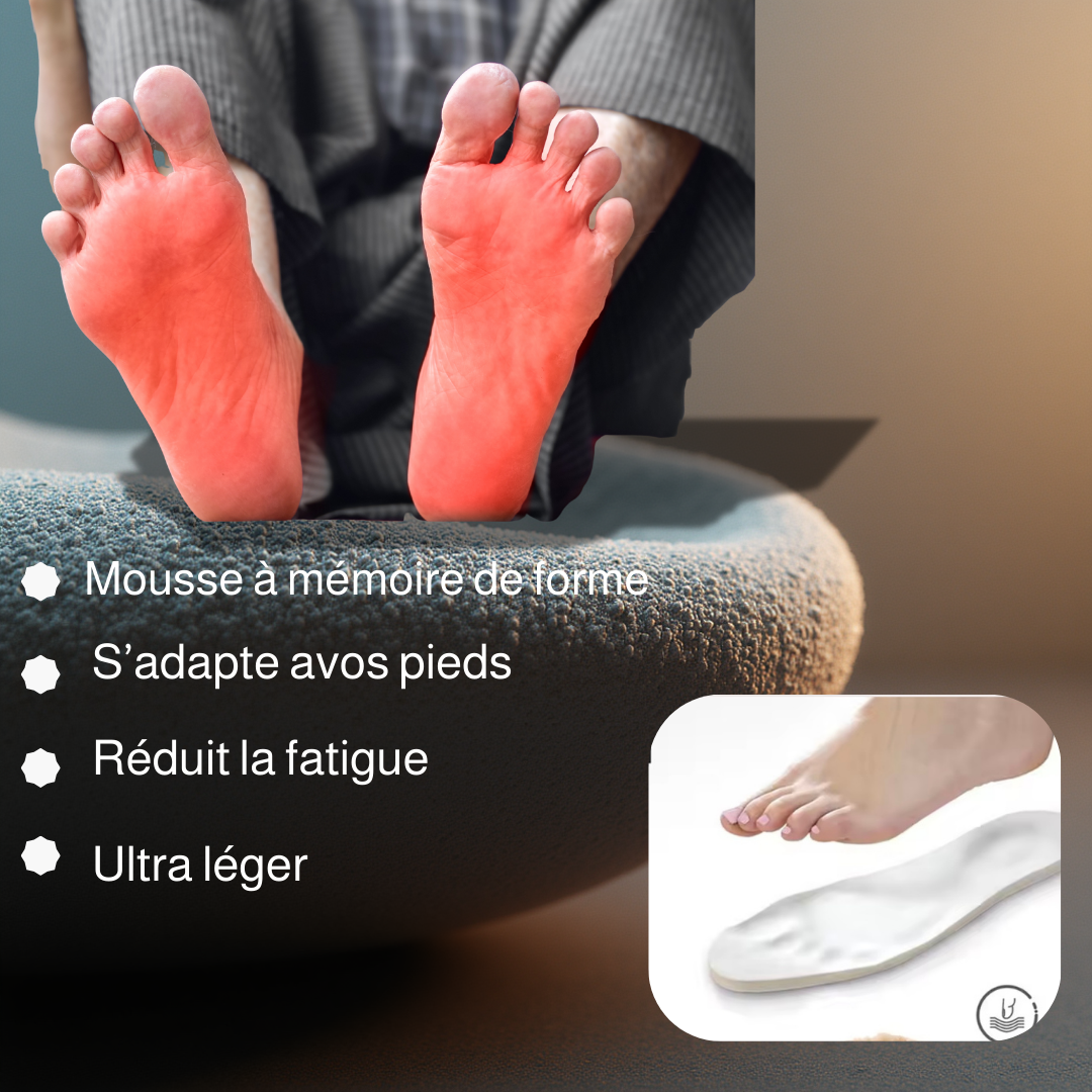Chaussons à mémoire de forme pour hommes